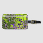 Printed Circuit Assembly PCB Yellow Circuit Board Bagagelabel (Voorkant (horizontaal))