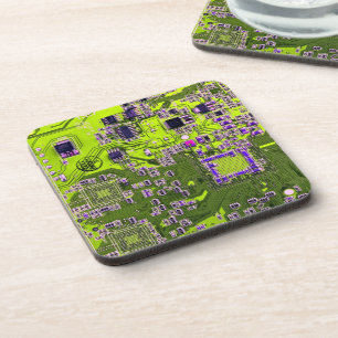 Printed Circuit Assembly PCB Yellow Circuit Board Bier Onderzetter