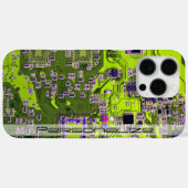 Printed Circuit Assembly PCB Yellow Circuit Board Case-Mate iPhone Case (Achterkant (horizontaal))
