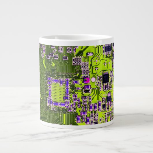 Printed Circuit Assembly PCB Yellow Circuit Board Grote Koffiekop (Voorkant)