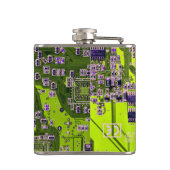Printed Circuit Assembly PCB Yellow Circuit Board Heupfles (Achterkant)