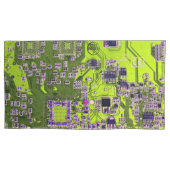 Printed Circuit Assembly PCB Yellow Circuit Board Kussensloop (Voorkant)