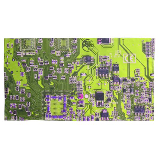 Printed Circuit Assembly PCB Yellow Circuit Board Kussensloop (Voorkant)