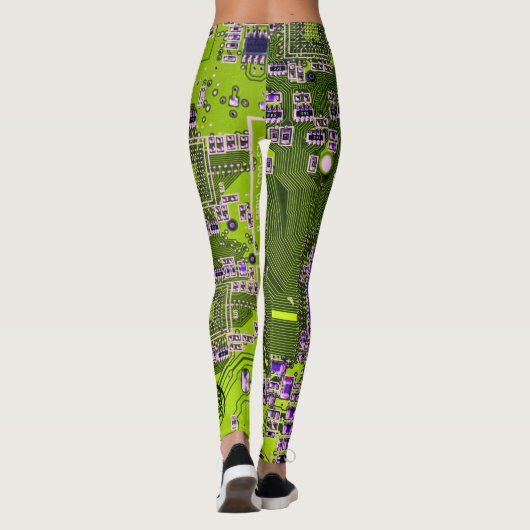 Printed Circuit Assembly PCB Yellow Circuit Board Leggings (Achterkant)