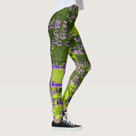 Printed Circuit Assembly PCB Yellow Circuit Board Leggings (Rechts)