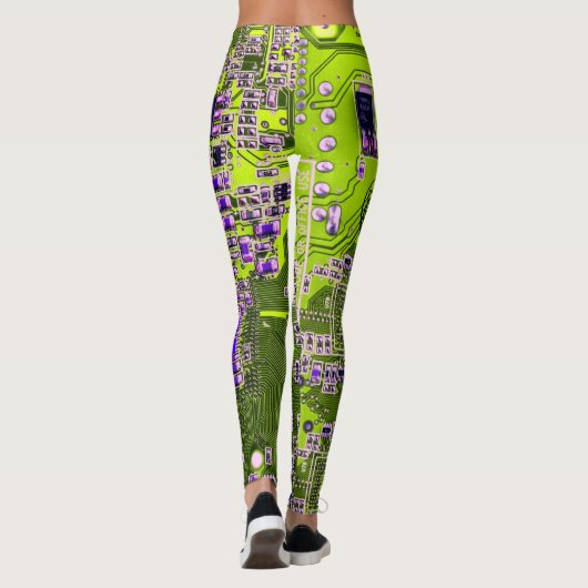 Printed Circuit Assembly PCB Yellow Circuit Board Leggings (Achterkant)