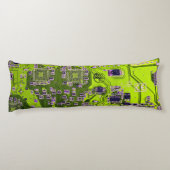 Printed Circuit Assembly PCB Yellow Circuit Board Lichaamskussen (Achterkant)