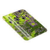 Printed Circuit Assembly PCB Yellow Circuit Board Magneet (Rechterzijde)