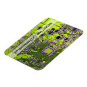 Printed Circuit Assembly PCB Yellow Circuit Board Magneet (Linkerzijde)