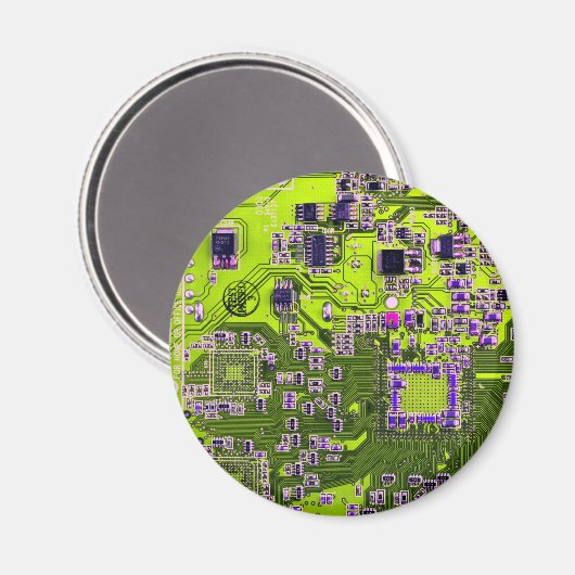 Printed Circuit Assembly PCB Yellow Circuit Board Magneet (Voorkant / Achterkant)
