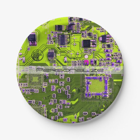 Printed Circuit Assembly PCB Yellow Circuit Board Papieren Bordje (Voorkant)