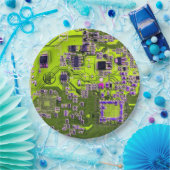 Printed Circuit Assembly PCB Yellow Circuit Board Papieren Bordje (Feest)