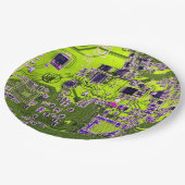 Printed Circuit Assembly PCB Yellow Circuit Board Papieren Bordje (Gekanteld)