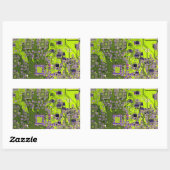 Printed Circuit Assembly PCB Yellow Circuit Board Rechthoekige Sticker (Vel)