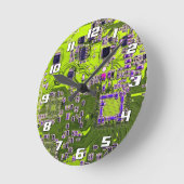Printed Circuit Assembly PCB Yellow Circuit Board Ronde Klok (Hoek)