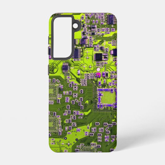 Printed Circuit Assembly PCB Yellow Circuit Board Samsung Galaxy Hoesje (Achterkant)