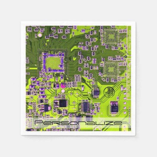 Printed Circuit Assembly PCB Yellow Circuit Board Servet (Voorkant)