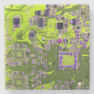 Printed Circuit Assembly PCB Yellow Circuit Board Stenen Onderzetter