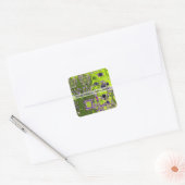 Printed Circuit Assembly PCB Yellow Circuit Board Vierkante Sticker (Envelop)
