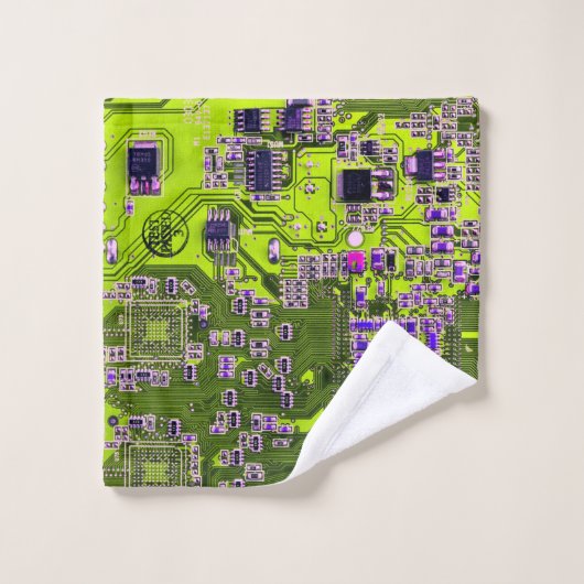 Printed Circuit Assembly PCB Yellow Circuit Board Washandje (Wasdoekje)