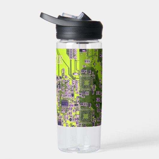 Printed Circuit Assembly PCB Yellow Circuit Board Waterfles (Rechts)