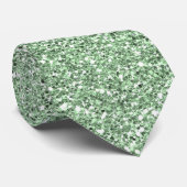 Printed Graphic Art Glitter Sparkle Bling Jewel Stropdas (Opgerold)