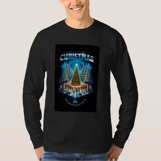 printed men's Christmas special black t-shirt|  T-shirt