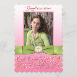 PRINTED RIBBON Bevestiging Fotouitnodiging Kaart