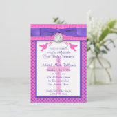 PRINTED RIBBON First Heilige Communauté Invitation Kaart (Staand voorkant)