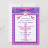 PRINTED RIBBON First Heilige Communauté Invitation Kaart (Voorkant)