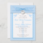 PRINTED RIBBON First Heilige Communauté Invitation Kaart (Voorkant)