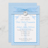 PRINTED RIBBON First Heilige Communauté Invitation Kaart (Voorkant / Achterkant)