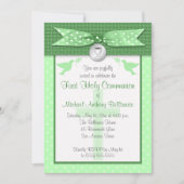 PRINTED RIBBON First Heilige Communauteit Uitnodig Kaart (Voorkant)