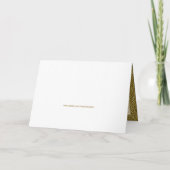 PRINTED RIBBON Floral 50th Jubileum Invitation (Achterkant)