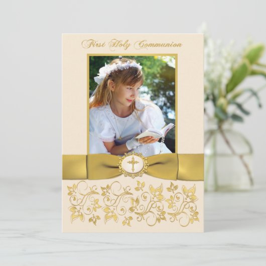 PRINTED RIBBON Heilige Communauteit Foto: Bedankt (Staand voorkant)