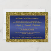 PRINTED RIBBON Scrolls 40th Jubileum Invitation Kaart (Achterkant)