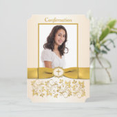 PRINTED RIBBON Ticket Shaped Bevestiging Foto Kaart (Staand voorkant)