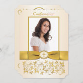 PRINTED RIBBON Ticket Shaped Bevestiging Foto Kaart (Voorkant / Achterkant)