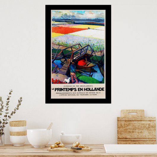 Printemps in Hollande ~ Spingtime Poster (Keuken)