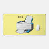 Printer cartoon illustratie bureaumat (Keyboard & Muis)