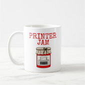 Printer Jam, Computer IT Technician Kantoor Funny Koffiemok (Links)