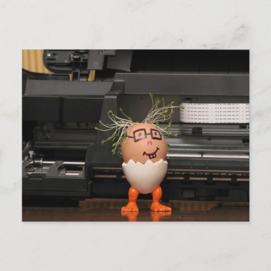 Printer Master Eggmen-reeks - Briefkaart (Voorkant)