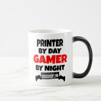 Printer van Day Gamer by Night