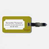 Printerapparaat, 1514 bagagelabel (Achterkant horizontaal)