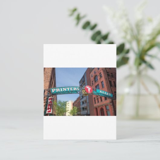 Printerdal Briefkaart (Staand voorkant)