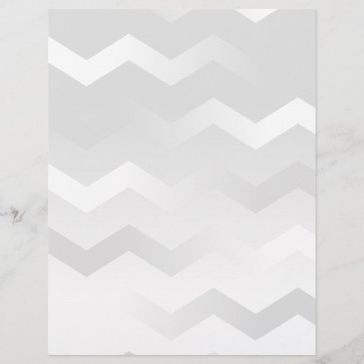 Printergemaakt zwart en wit papier briefhoofd (Achterkant)