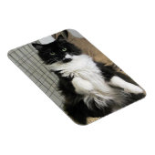 Printerkatfoto ontworpen koelkast magneet (Rechterzijde)