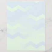 Printermaangeblazen blauw en groen gekleurd papier briefhoofd (Achterkant)