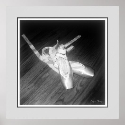 Printerpaneelafdrukken voor tenen (B&W) Poster (Voorkant)