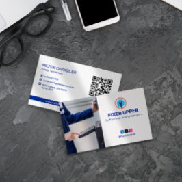 Printerreparatiebedrijf | Schone witte streepjesco Visitekaartje